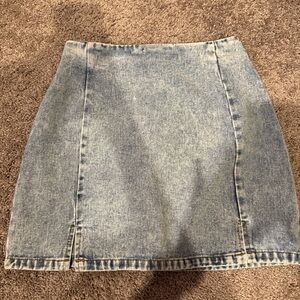 Denim Mini Skirt
